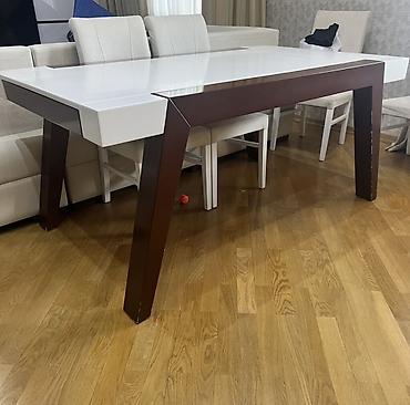 Qonaq masası, İşlənmiş, Açılan, Dördbucaq masa - şəkil 5