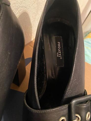 Tuflilər, Ölçü: 38.5, rəng - Qara, Yeni - şəkil 3