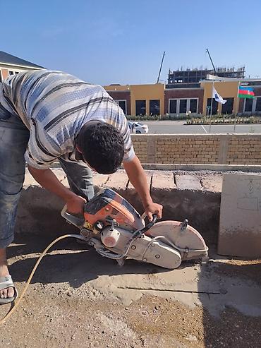 Beton kesen beton kesimi beton deşen sökinti dağıntı işi asfalt jesimi - şəkil 5