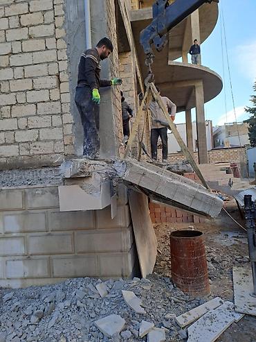 Beton kesen beton kesimi beton deşen sökinti dağıntı işi asfalt jesimi - şəkil 2