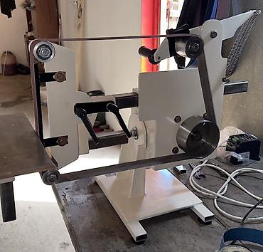 Grinder 2x72. Ленточно шлифовальный станок. - Güclü elektrik mühərriki - şəkil 3