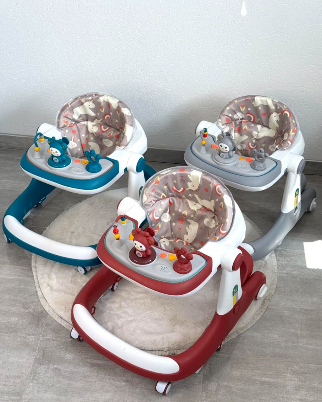 🚼 Yeni Nəsil Baby Walker! 🤩👌🏻 ✨ 3 rəng seçimi: 💙 Göy | ❤️ Qırmızı | 🩶