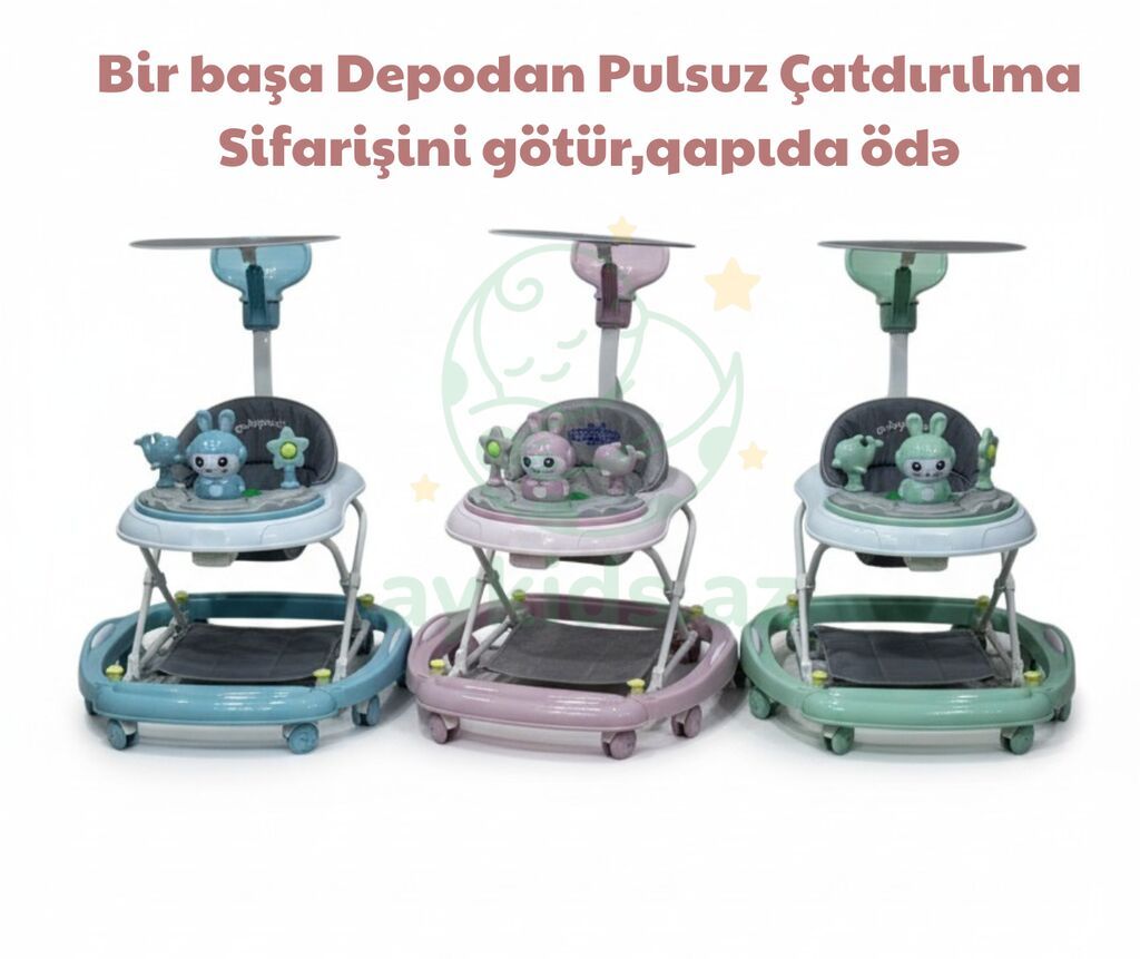 👶☂️ Çətirli uşaq yürütəci – yeni model Balacanız üçün həm rahat, həm