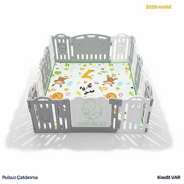 🧸 Uşaq Oyun Maneji 150×180 sm – Geniş, Təhlükəsiz və Rahat 👶 Körpəniz - şəkil 3