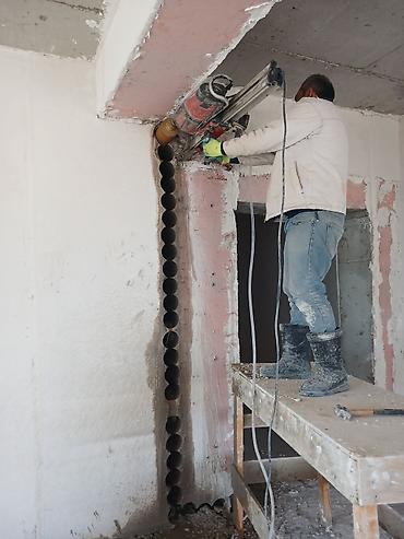 Beton və dəmir-beton divarların, tavanların və örtüklərin diamant - şəkil 2