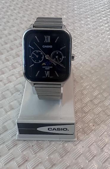 İşlənmiş, Qol saatı, Casio, rəng - Gümüşü - şəkil 3