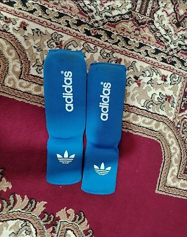Adidas kikboks dəsti - Rəng: mavi (sarı və ağ loqolu detallar) - - şəkil 2