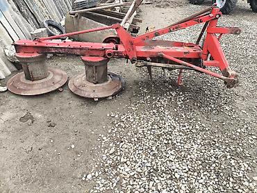 İki barabanlı otbiçən (diskli/rotorlu çalov) - Traktorun 3 nöqtəli - şəkil 5