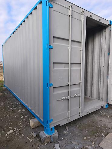 20 fut metal yük konteyneri - Standart ölçü: 6 m (uzunluq) x 2.40 m - şəkil 4