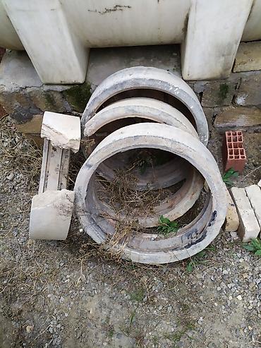 Beton halqa və kaman formalı elementlər dəsti - Material: tökmə beton - şəkil 2