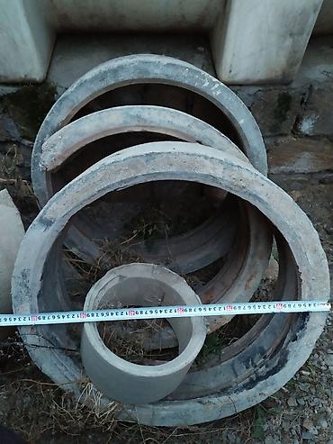 Beton halqa və kaman formalı elementlər dəsti - Material: tökmə beton - şəkil 3