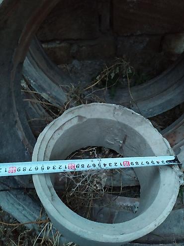 Beton halqa və kaman formalı elementlər dəsti - Material: tökmə beton - şəkil 4