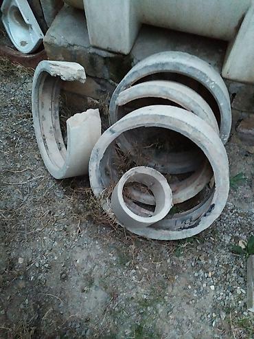 Beton halqa və kaman formalı elementlər dəsti - Material: tökmə beton - şəkil 5