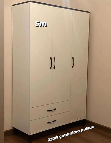 Yeni, 3 qapılı, Siyirməli, Digər rəng, Digər material, Açılan, Düz dolab - şəkil 4