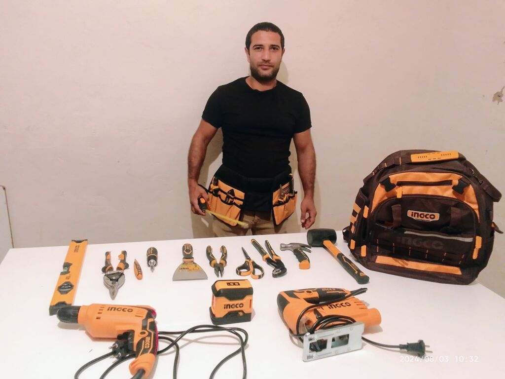 Mebellerin yığılması sökülməsi elektrik santexnik işləri münasib