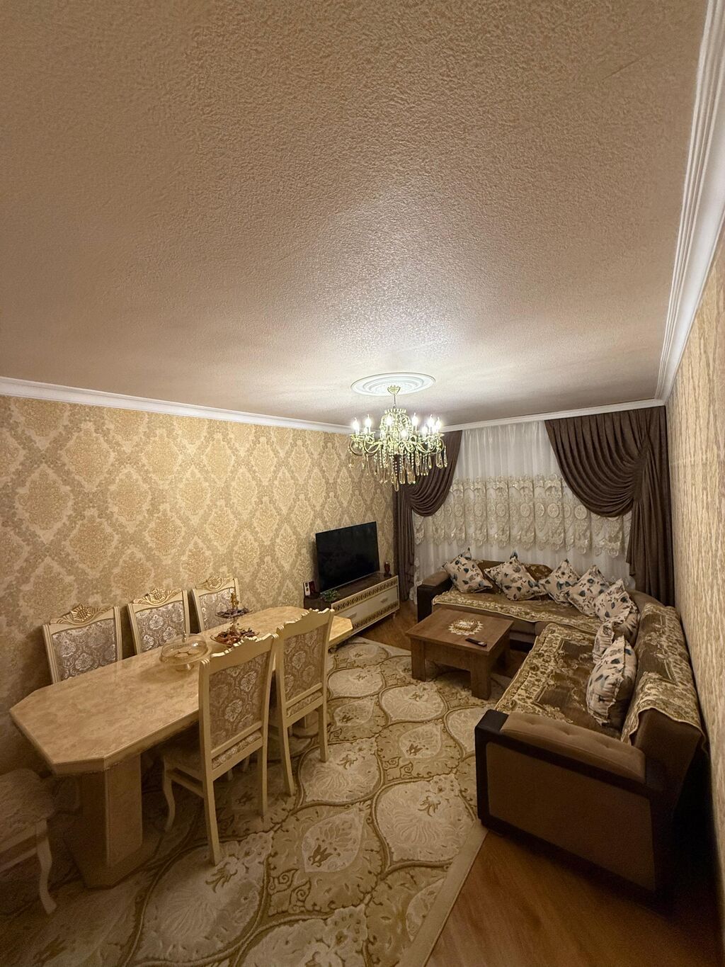 3 otaqlı mənzil Satılır Tam təmirli Ünvan Paşdavoy Nur marketin