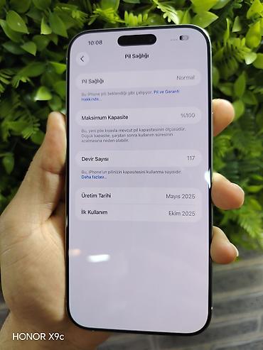 IPhone 16 Pro Max, 256 GB, White Titanium, Zəmanət, Simsiz şarj, Face ID - şəkil 3