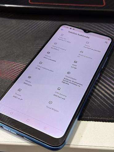 Realme C11 (2021), 32 GB, rəng - Mavi, İki sim kartlı - şəkil 4