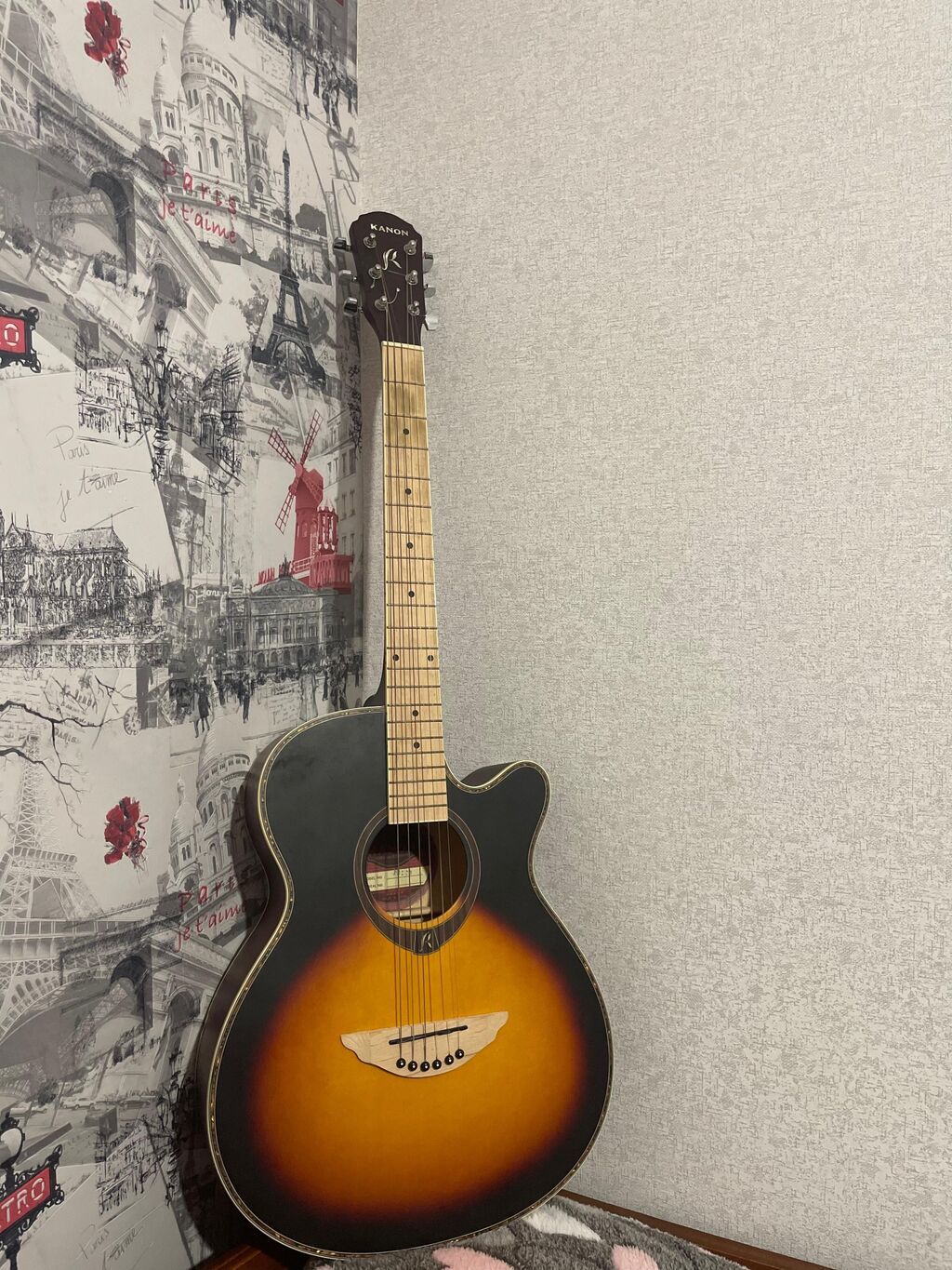 Akustik gitara, 6 sim