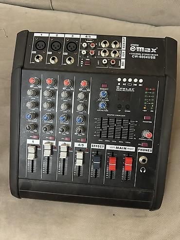 AltoStar OMAX CW-6004USB – 4 kanallı stereo mikser Xüsusiyyətlər: - 4 - şəkil 2