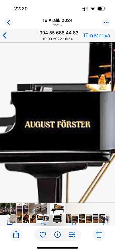 Royal-august förster, standart d-296 modelində, daha zəngin dizayna - şəkil 3