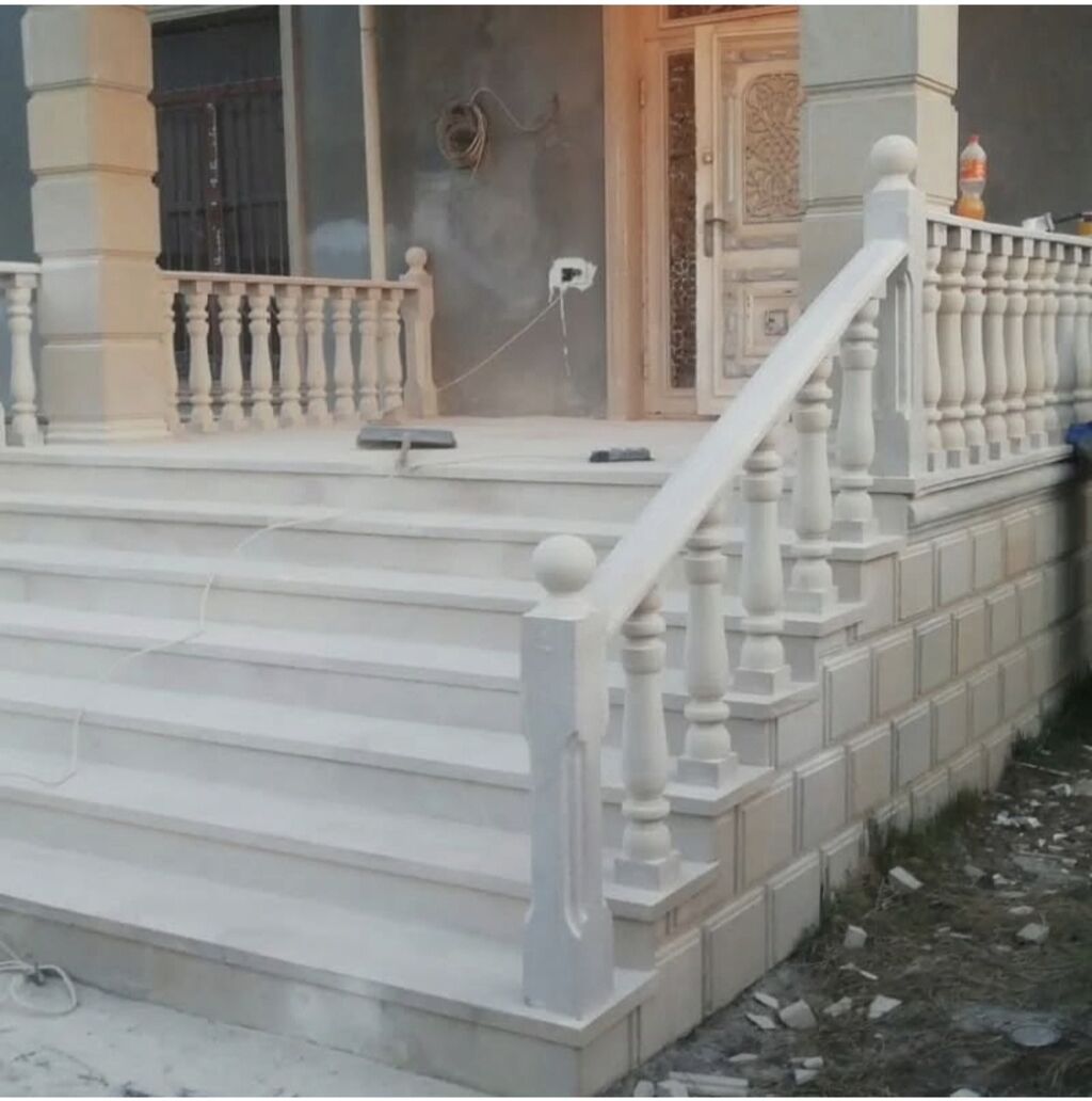 Aqlay üzləmə xidməti,fasad işləri - Giriş pilləkənləri, eyvan və