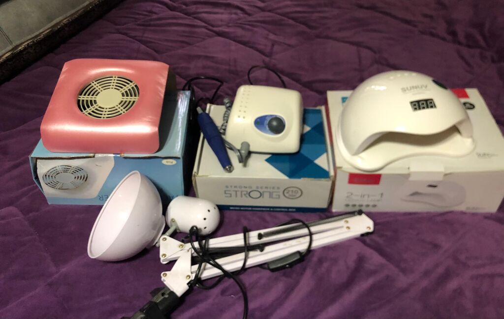 Manikür və gel-lak üçün avadanlıq dəsti Məhsullar: - SUNUV LED/UV