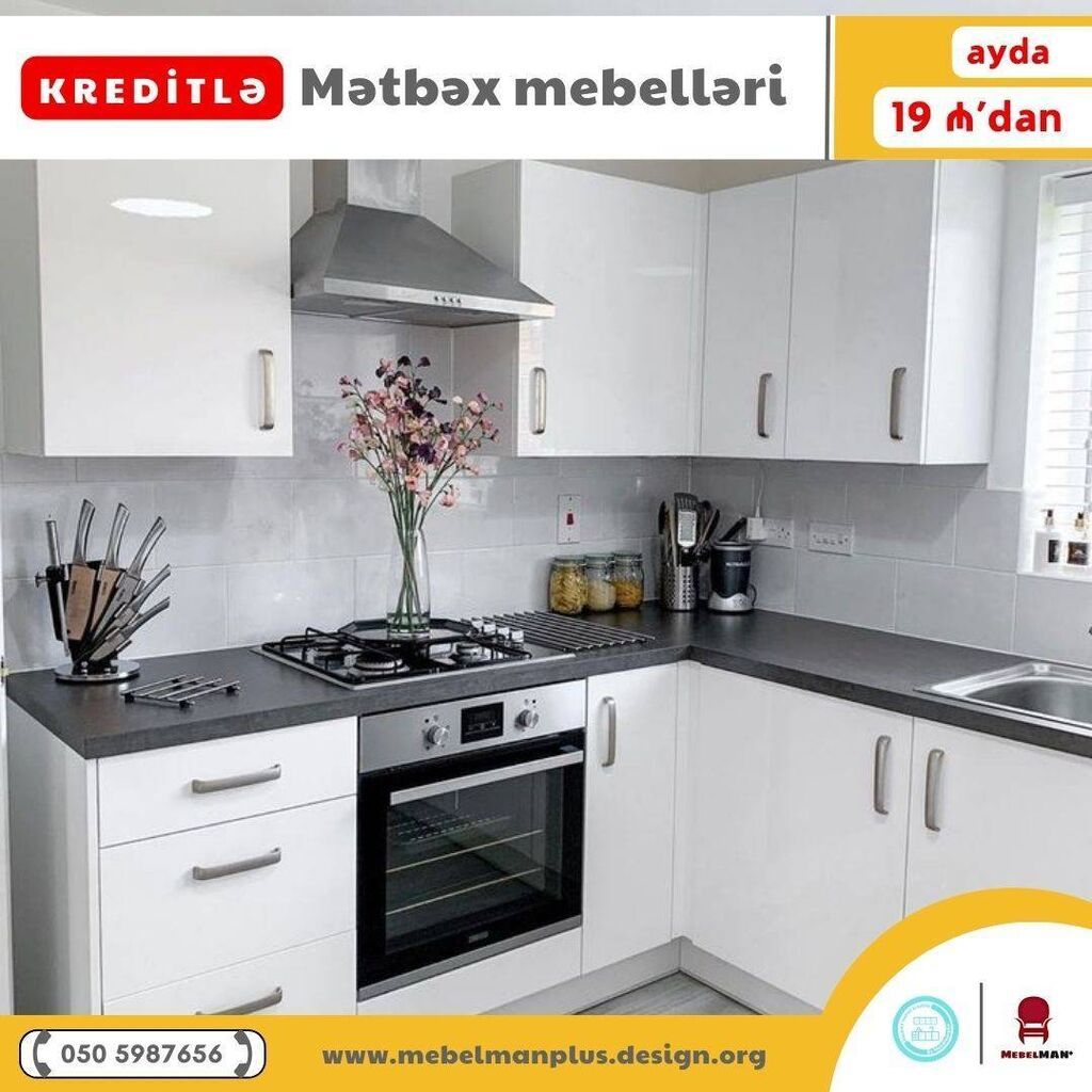 Modern mətbəx mebelləri | kredi̇tlə al mətbəx mebellərini indi