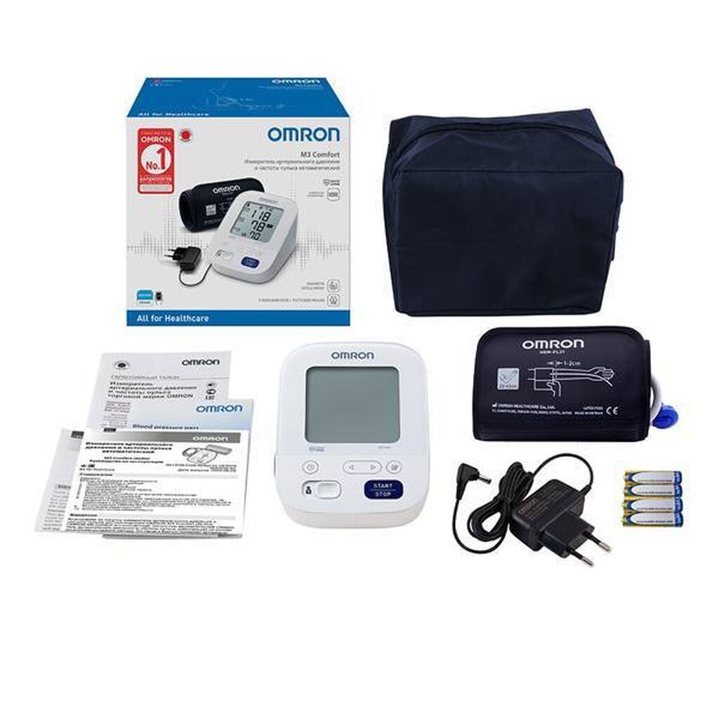 Omron M3 Comfort elektron tonometr+orijinal omron adaptoru-170 azn.