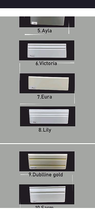 Plintus kataloqu – dekorativ döşəmə plintusları Model çeşidləri: 1 - şəkil 5