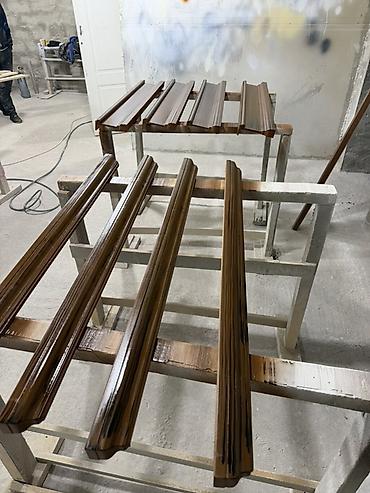 Mebel və interyer üçün dekorativ plintus/profil hissələri - Material - şəkil 5