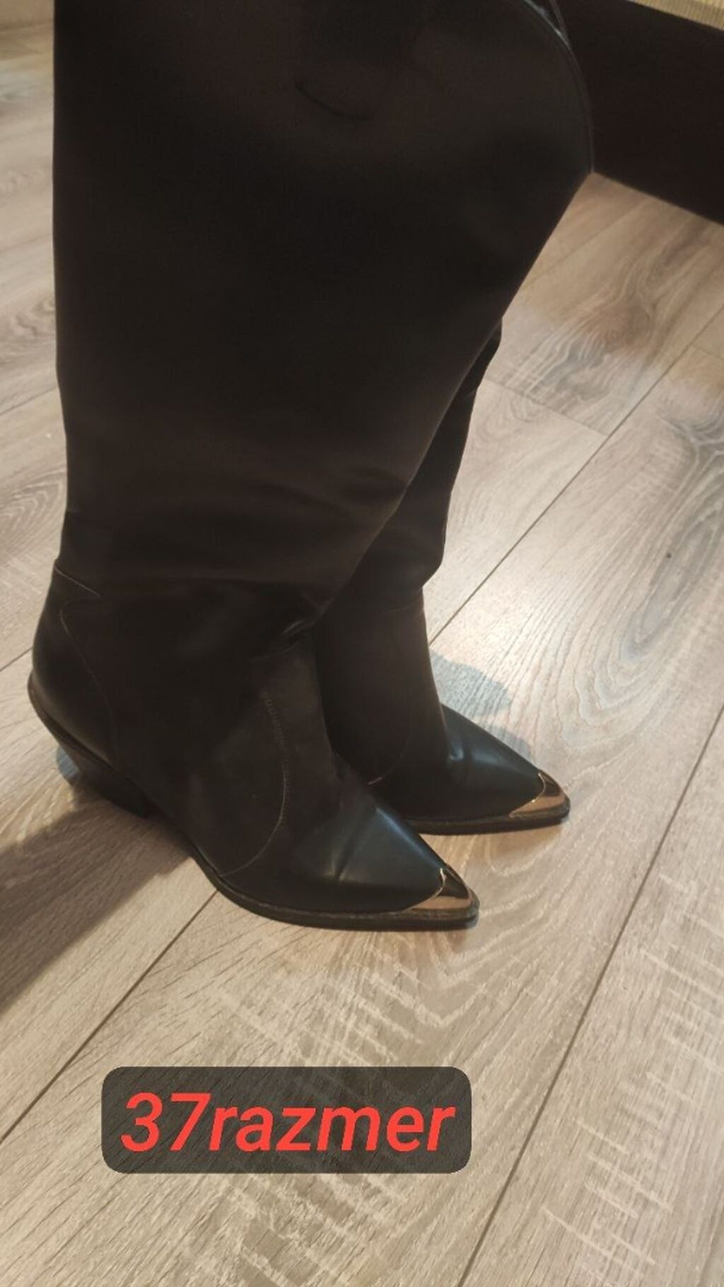 Qadın uzun çəkmələr – 15azn bir cüt çəkmənin qiyməti Son foto