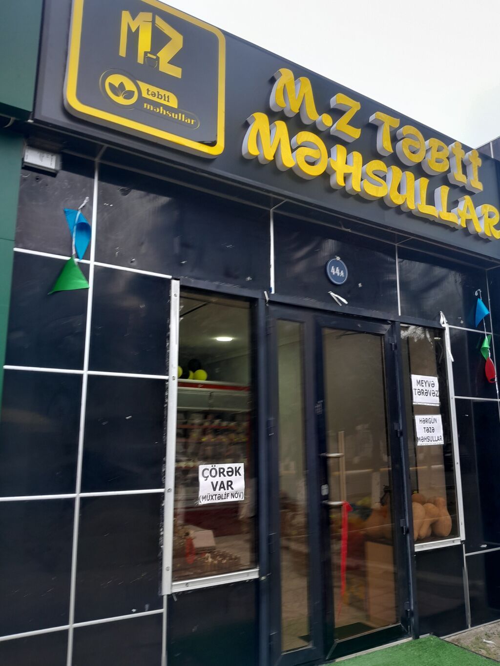 M.Z Təbii Məhsullar – gündəlik təzə ərzaqlar mağazası Təklif