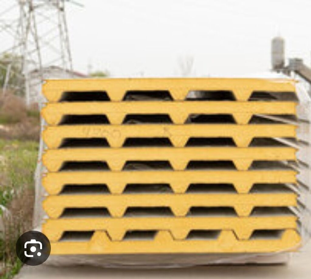 8 sm-lik sandwich panellər – dam və divar üçün çox ucuz Məhsul