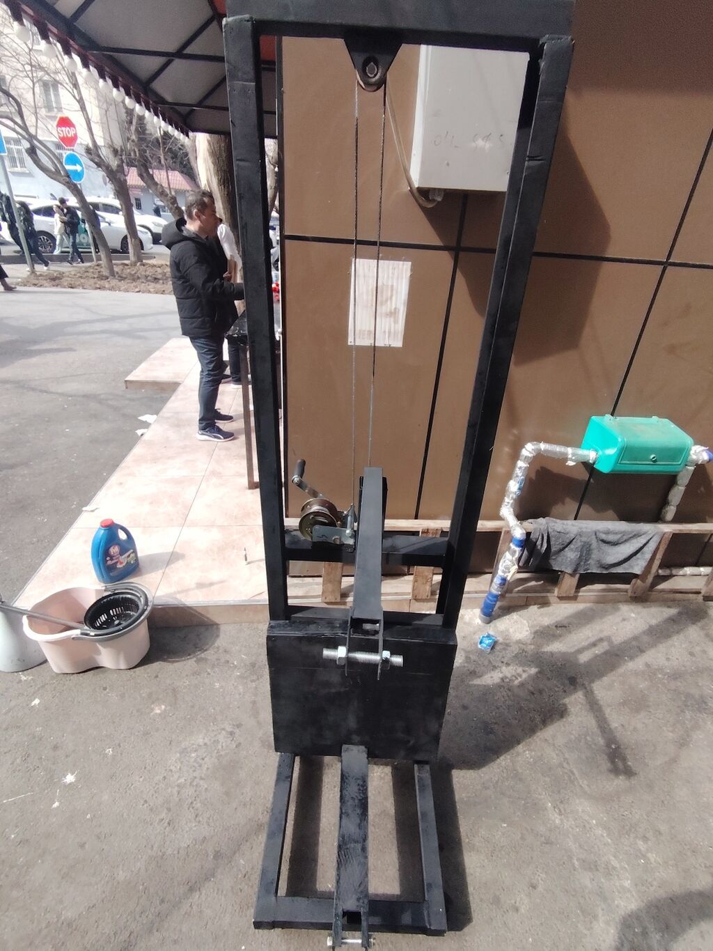 Mexanik qaldırıcı-sıxıcı pres aparat - Təyinat: tullantı