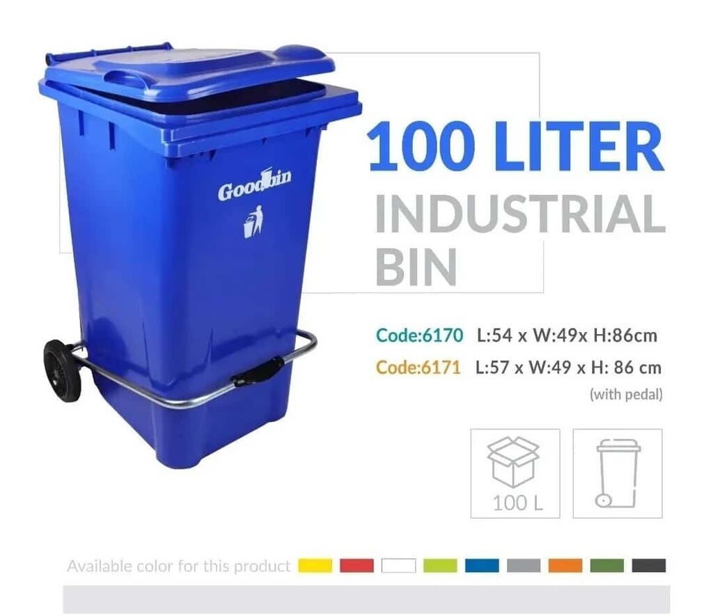 Zibil vedre 100 lt pedalli tekerli