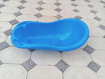 Uşaq vannası – mavi rəngdə, ergonomik formalı plastik. Xüsusiyyətlər - şəkil 3