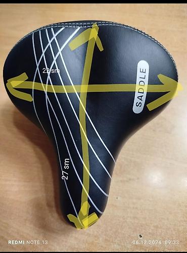 Velosiped oturacağı iri həcmlidir - şəkil 4