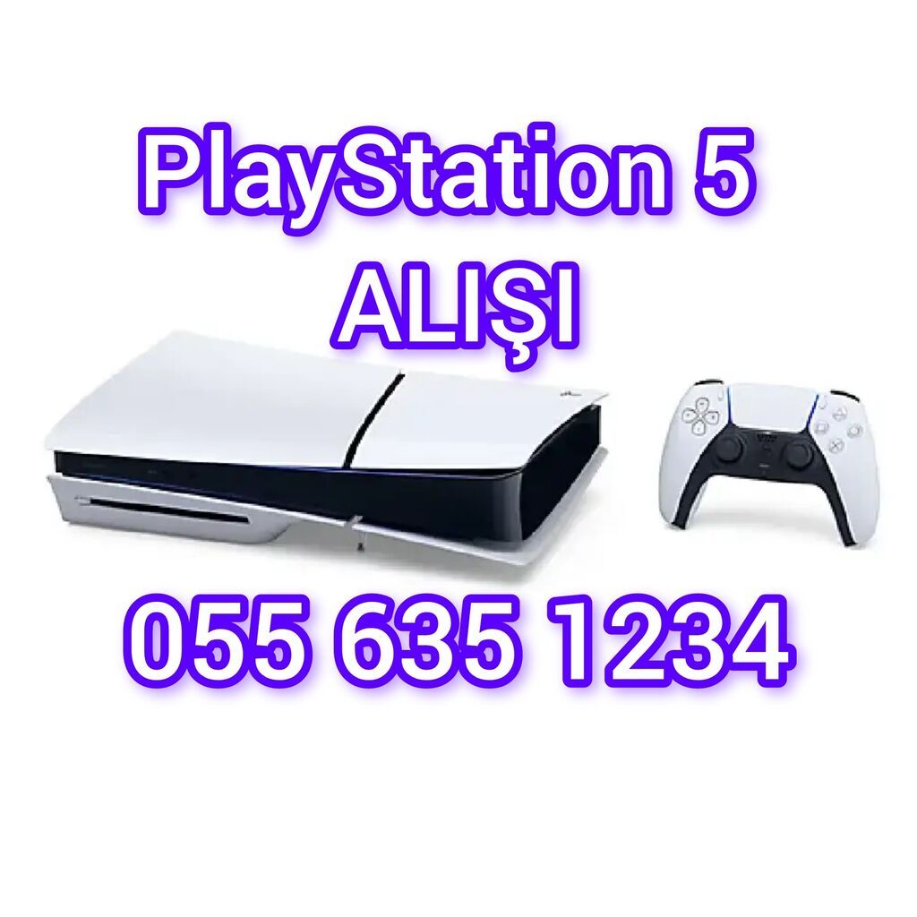 PlayStation 5 alışı Yeni və ikinci əl PlayStation 5 alışı Qiymətlər