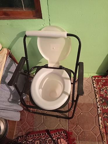 Portativ komod (tualet kreslosu) - Geniş oturacaq və qapaqlı komod - şəkil 4