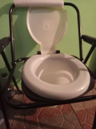 Portativ komod (tualet kreslosu) - Geniş oturacaq və qapaqlı komod - şəkil 5