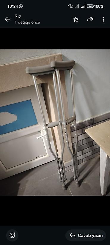 Alüminium qoltuqaltı ağaclar (1 cüt) - Material: yüngül və dayanıqlı - şəkil 3