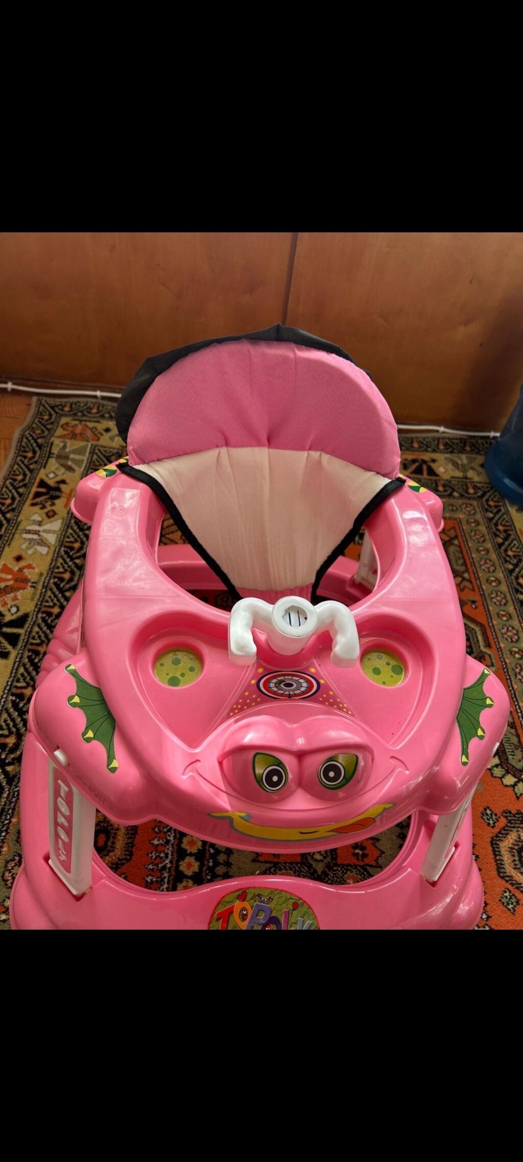 Uşaq yeriməsi – Topoly brendi, çəhrayı rəng. - Rahat, yumşaq oturacaq