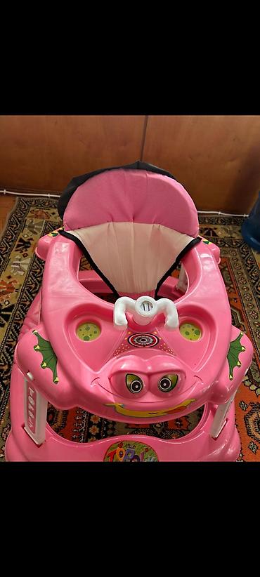 Uşaq yeriməsi – Topoly brendi, çəhrayı rəng. - Rahat, yumşaq oturacaq - şəkil 2