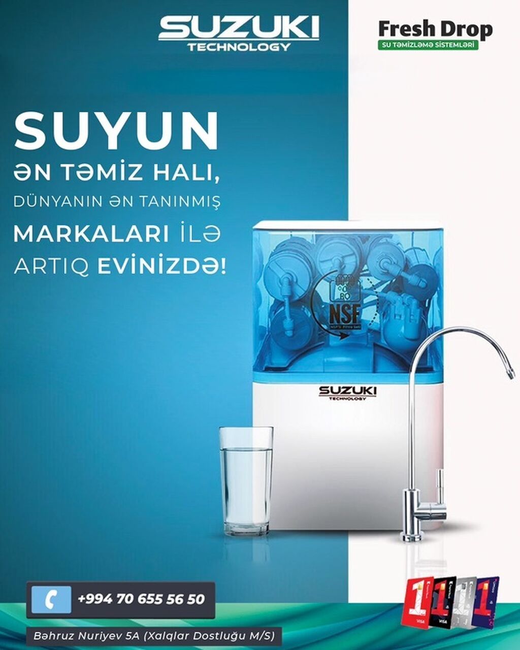 Suzuki brendi * Yapon texnologiyası ilə Türkiyə istehsalı, * Su