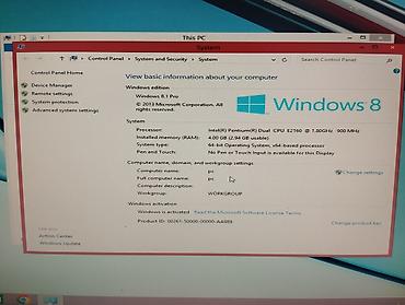 Masaüstü kompüter komplekti ekran diaqalan dioqanal 21.5 - şəkil 2
