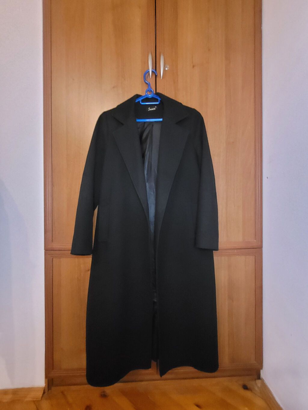 Palto, L, rəng - Qara