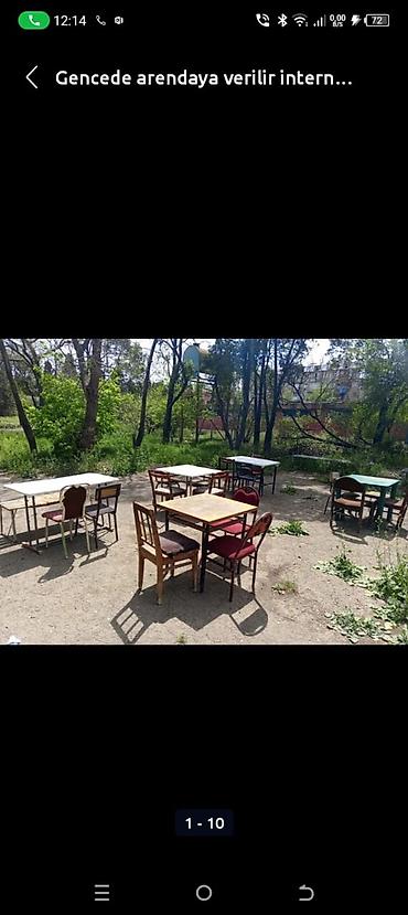 Arendaya cayci stol stulari verilir 5 kamplekti bide yeke qaz balonu - şəkil 3