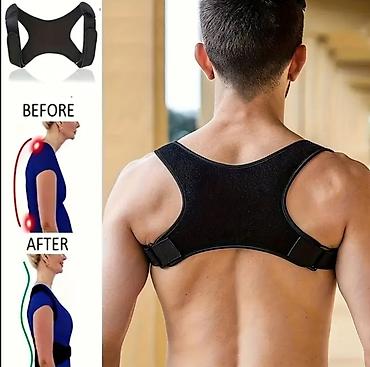 ● Onurğa əyriliyini düzəldən korset ● 15 azn ● Qara rəng ● Metrolara - şəkil 4