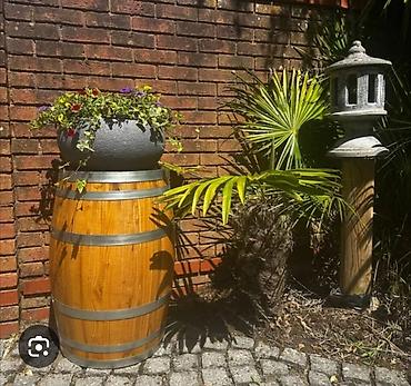 Cafe, restoran, istrahət mərkəzi üçün Taxta dekorativ dibçək - şəkil 2